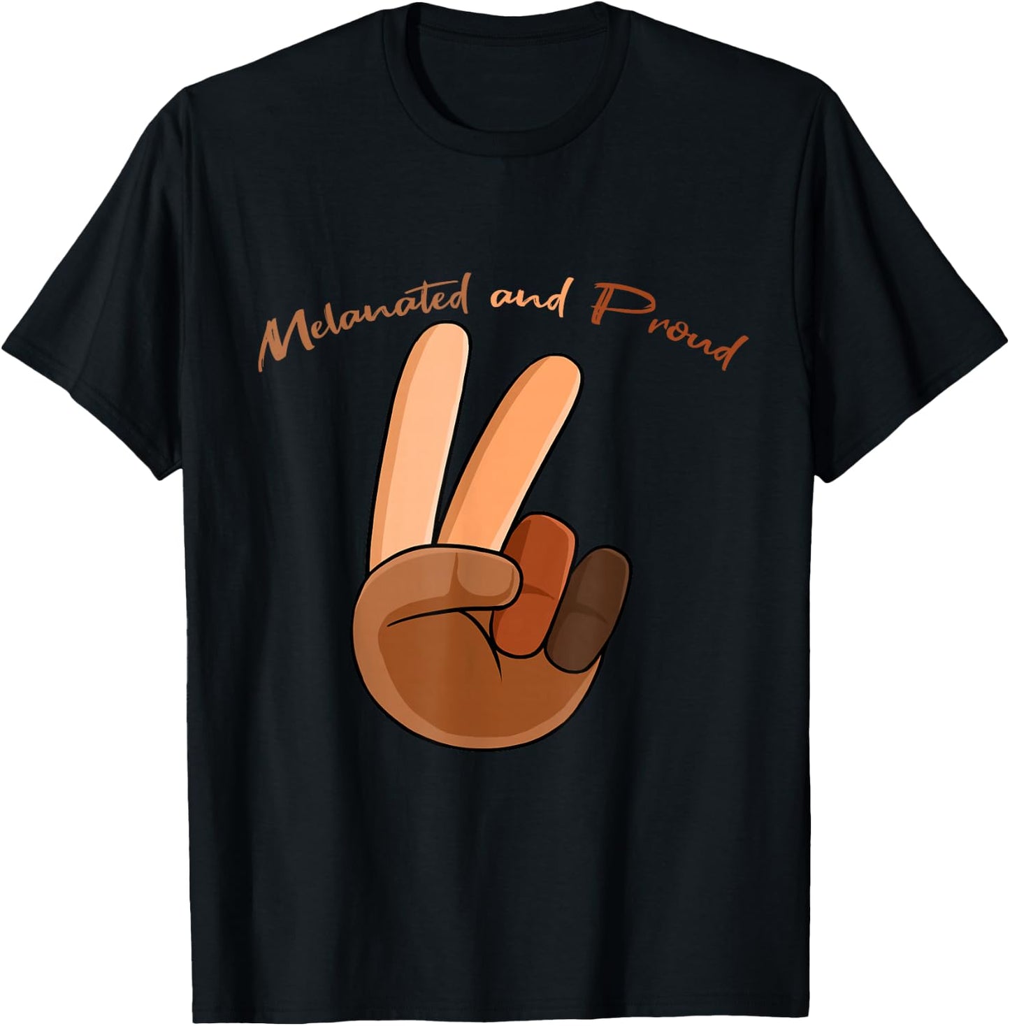 Melanated And Proud Black History Month BLM Melanin African T-Shirt - T-Shirt | Black