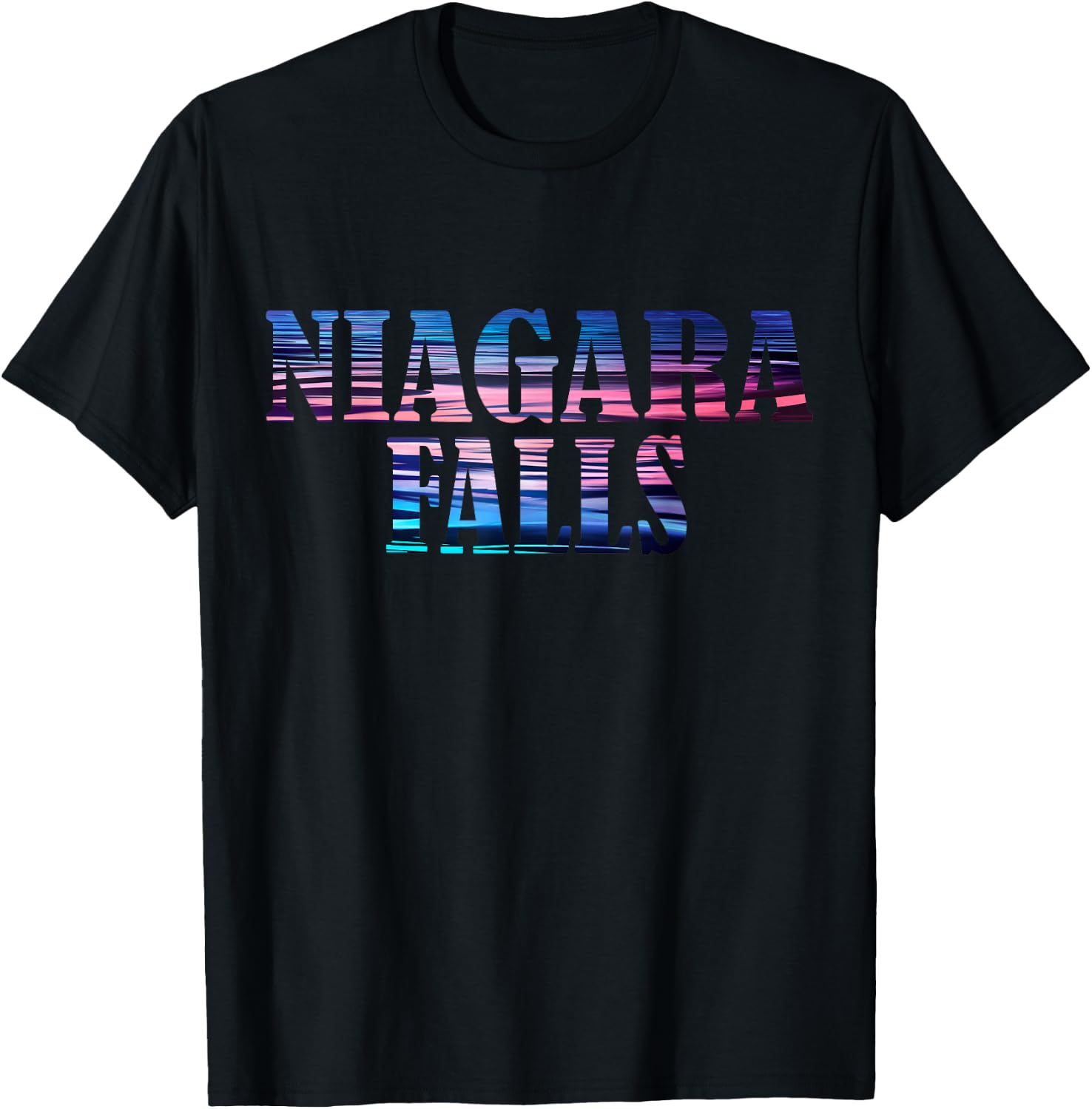 Niagara Falls Maple Leaf Canada Flag Canadian Pride Canada T-Shirt - T-Shirt | Black