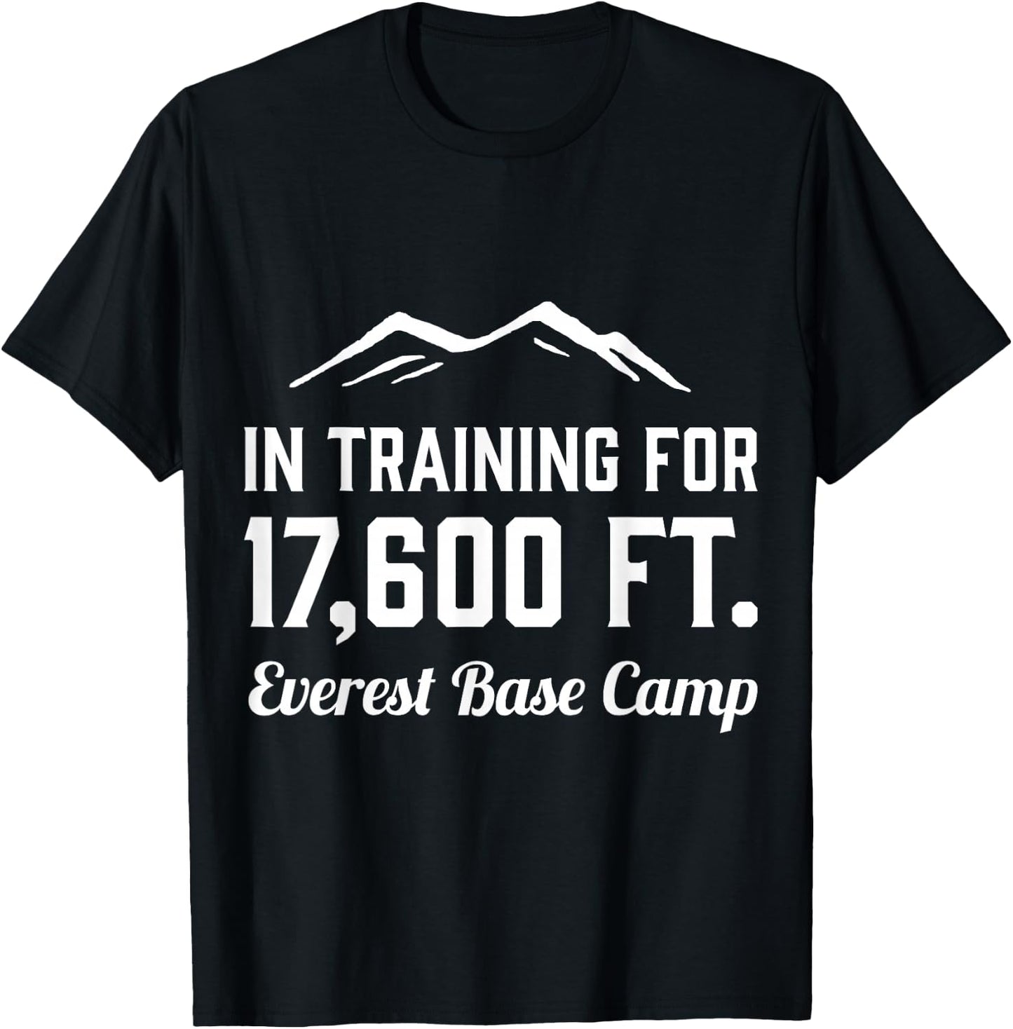 Everest Base Camp Training T-Shirt - T-Shirt | Black