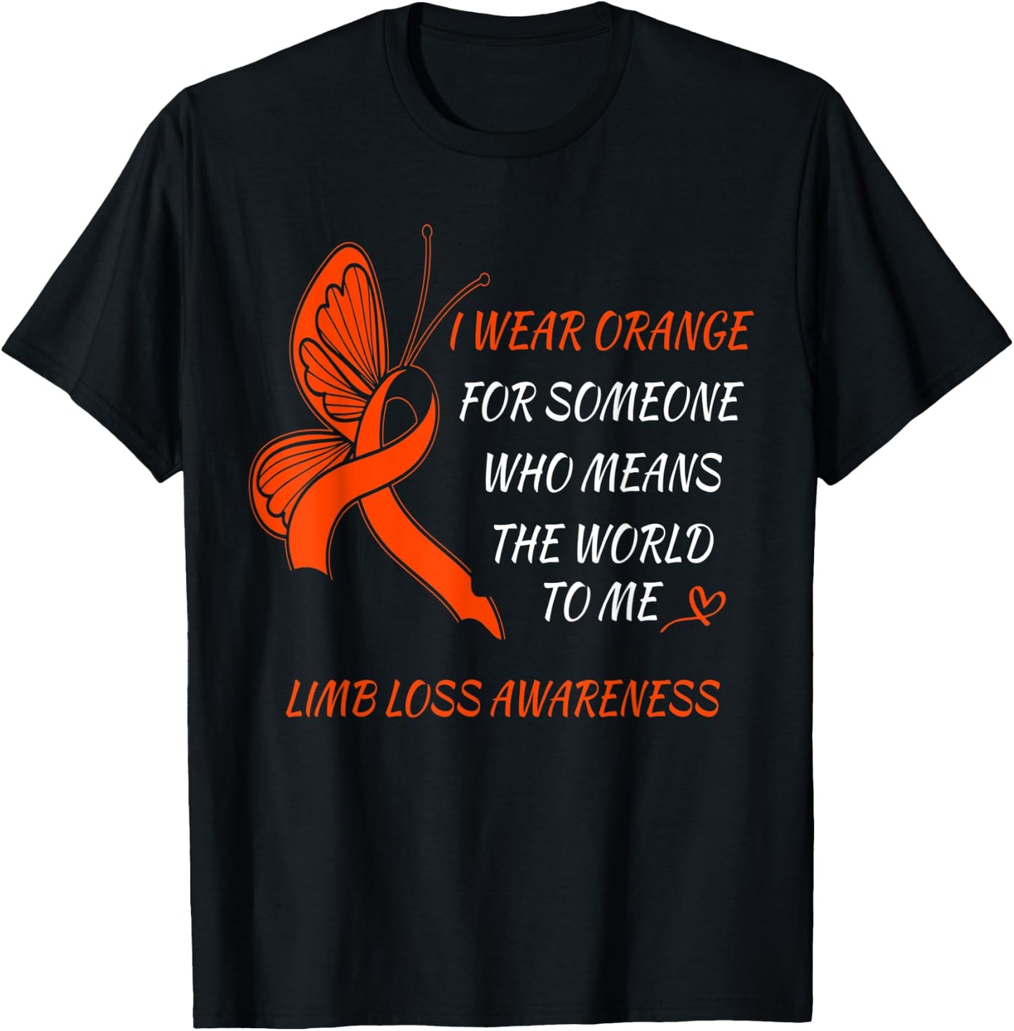 Limb Loss Awareness Month Limb difference Awareness T-Shirt - T-Shirt | Black