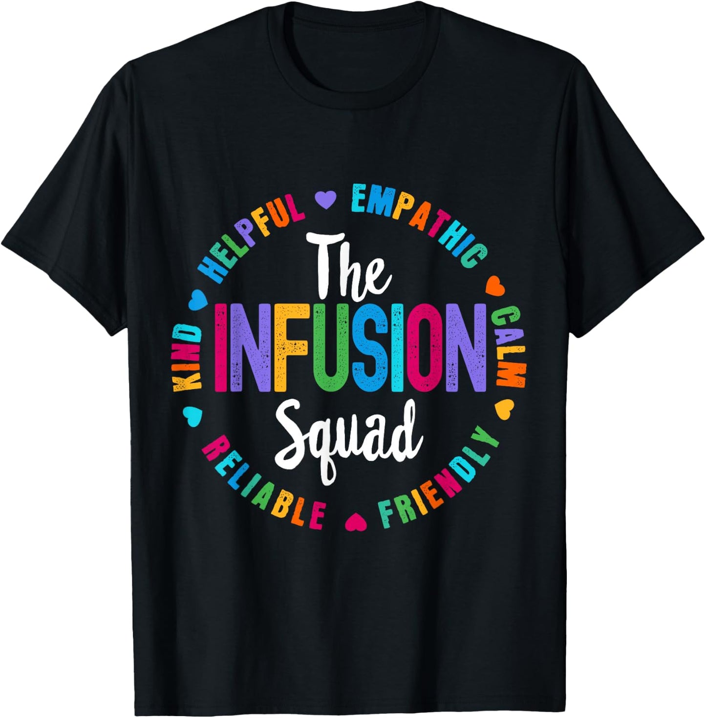 Chemo The Infusion Squad Oncology Nurse Nursing School T-Shirt - T-Shirt | Black