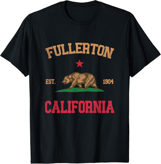 Fullerton California T-Shirt - T-Shirt | Black