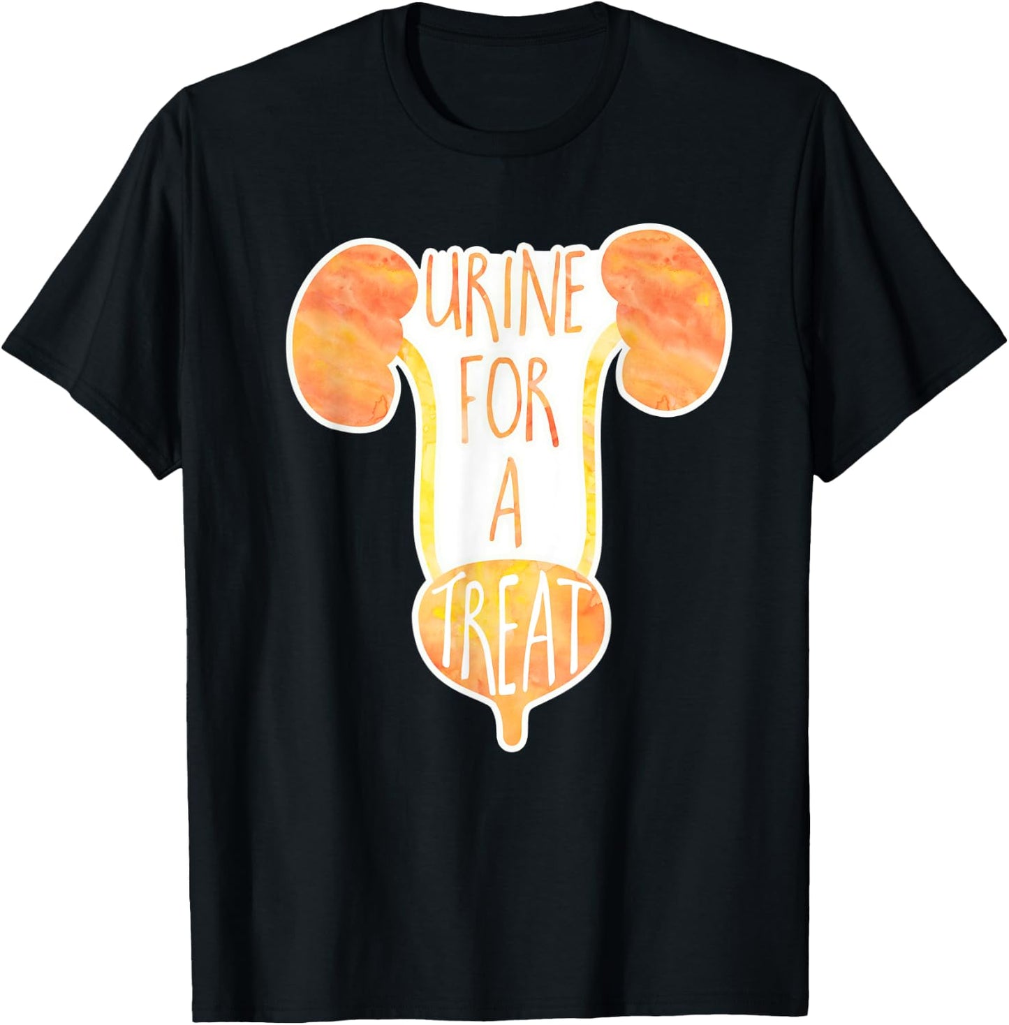 Funny medical pun - Urine for a treat! - urology gifts funny T-Shirt - T-Shirt | Black