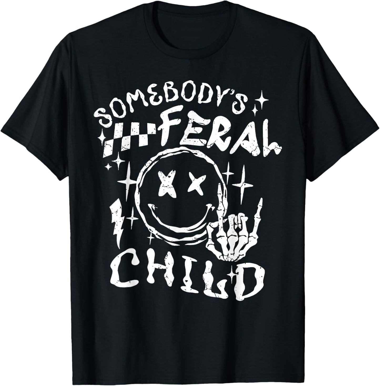 Somebody's Feral Child T-Shirt - T-Shirt | Black