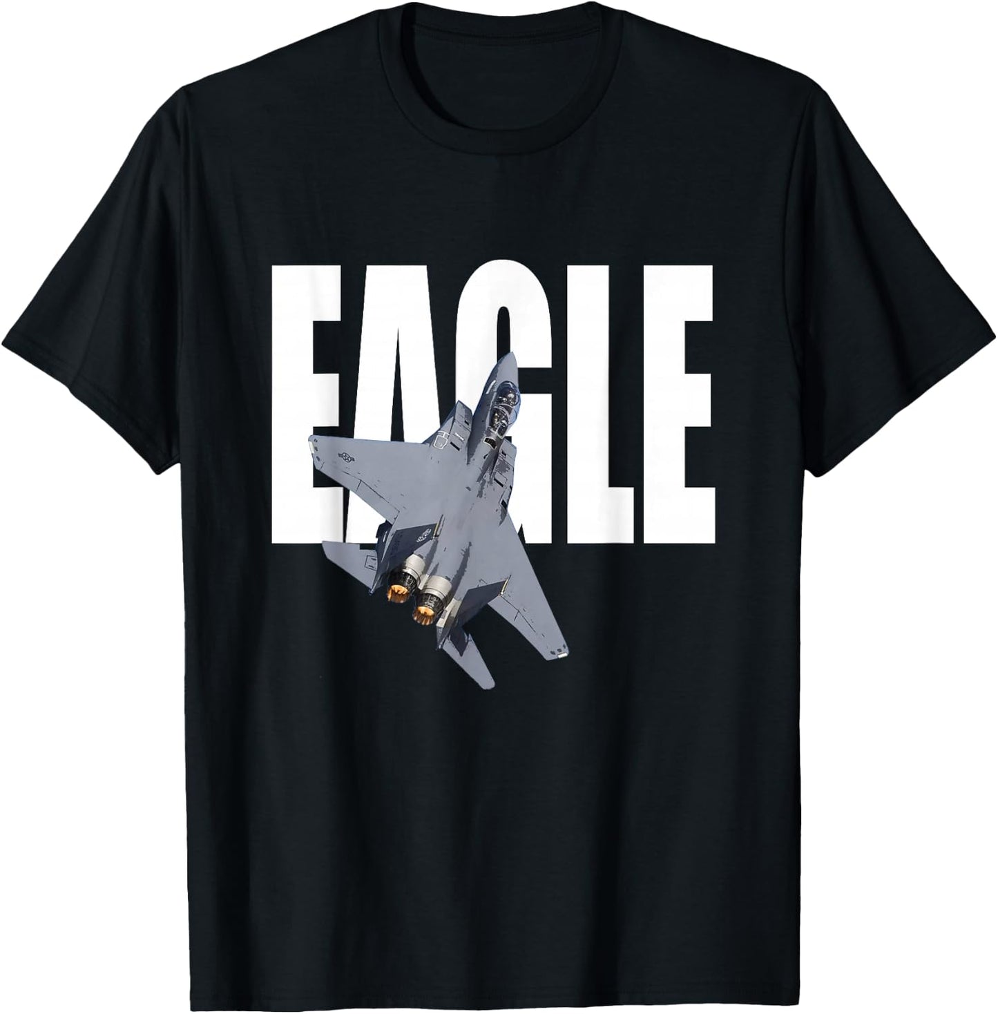 F-15 Eagle F15 Fighter Plane T-Shirt - T-Shirt | Black