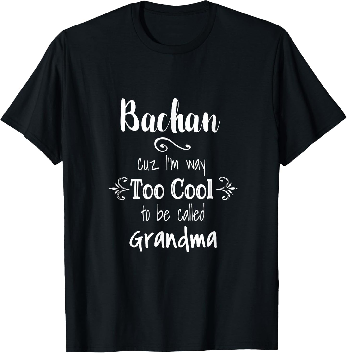 Unique Christmas Birthday Mother's Day Gifts Shop Too Cool Bachan Japan Japanese Grandma T-Shirt - T-Shirt | Black