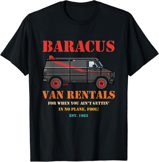 Van Rentals For When You Ain't Gettin' retro design T-Shirt - T-Shirt | Black