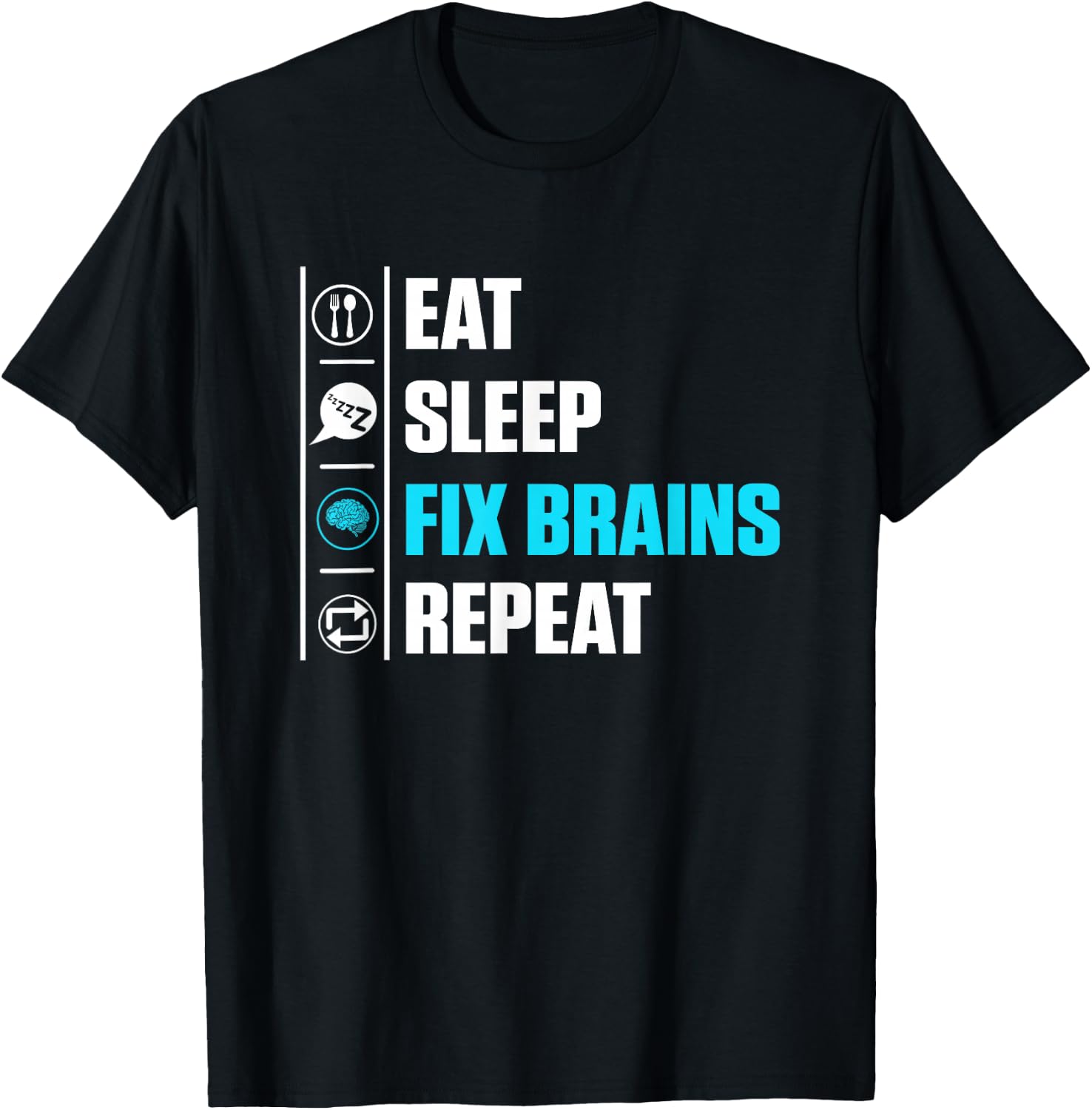 Neurosurgeon Gifts For Neurologists Neurosurgery Theme , Men's Black Short Sleeve Classic Fit , Small, Neurosurgery T-Shirt - T-Shirt | Black