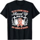 Showed Up Endometrial Cancer Uterine Cancer Awareness T-Shirt - T-Shirt | Black