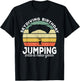 Funny Skydiver Retro Designs Skydiving Birthday Parachuting Vintage Black -Adults T-Shirt - T-Shirt | Black