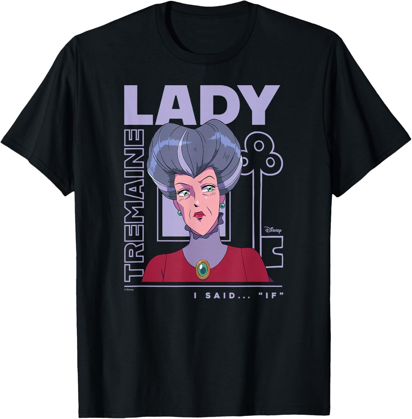 Disney Princess - Lady Tremaine Manga T-Shirt - T-Shirt | Black