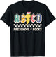 ABCD Preschool Rocks Pencil Lightning Teachers Rock Boys T-Shirt - T-Shirt | Black