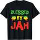 Rasta Clothing Men's Reggae Lion Dreadlocks Men's T-Shirt - T-Shirt | Black