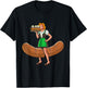 Funny Barmaid Oktoberfest German Woman Bartwurst Dirndl T-Shirt - T-Shirt | Black