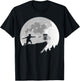 Disc Golfing Funny Full Moon Disc Golf Men T-Shirt - T-Shirt | Black