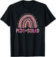 Pediatrician Rainbow Peds Squad Pediatric Nurse PEDS T-Shirt - T-Shirt | Black