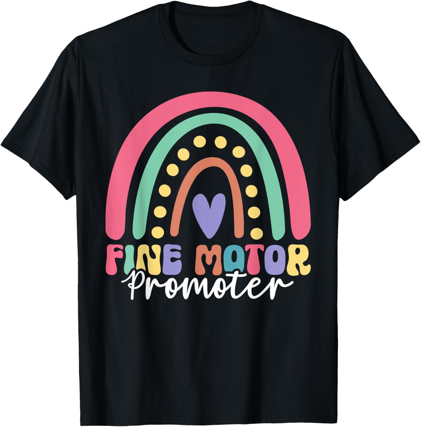 Fine Motor Promoter Ot Occupational Therapy Month Therapist T-Shirt - T-Shirt | Black