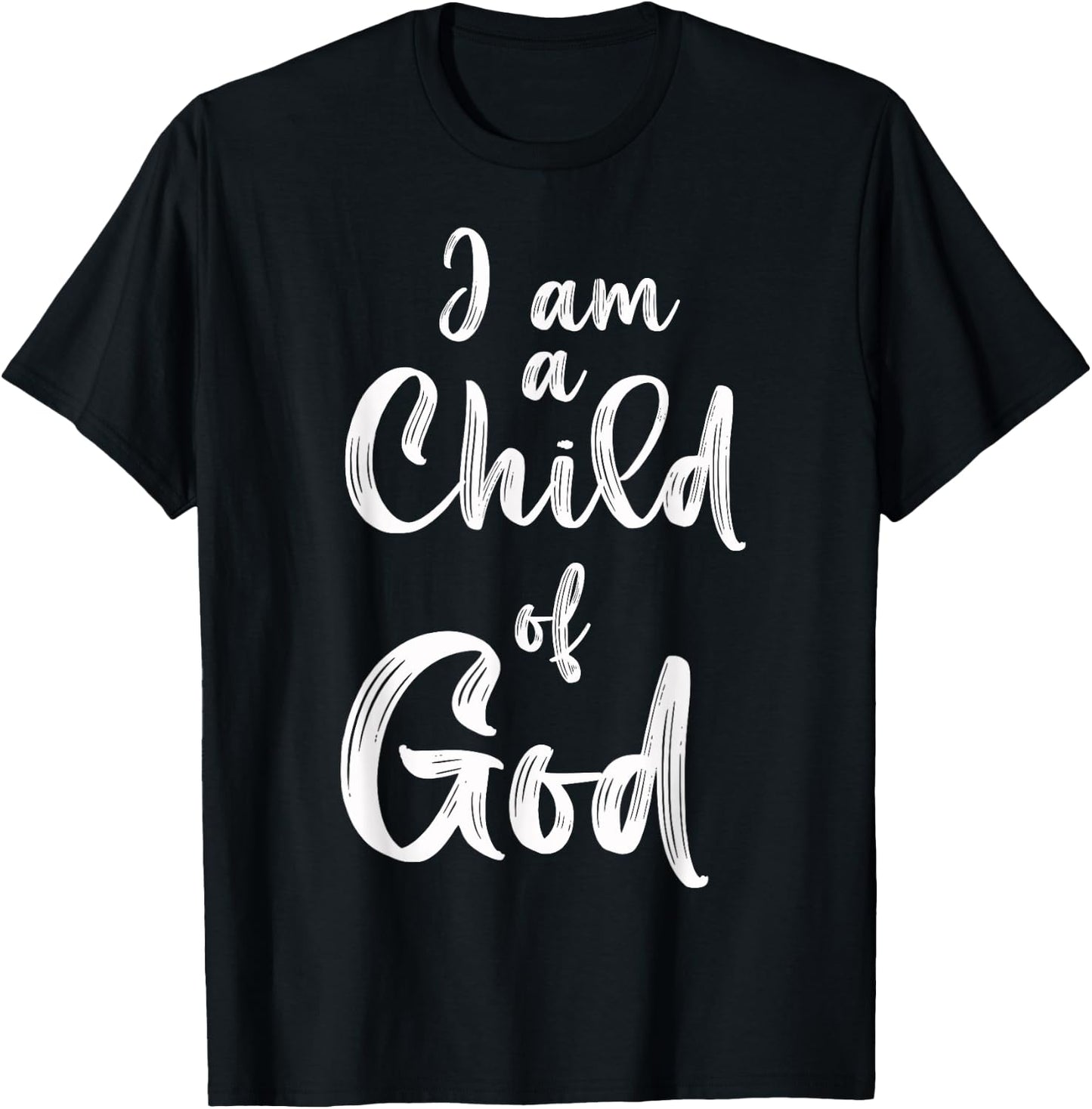 Christian I Am A Child Of God Withstand T-Shirt - T-Shirt | Black