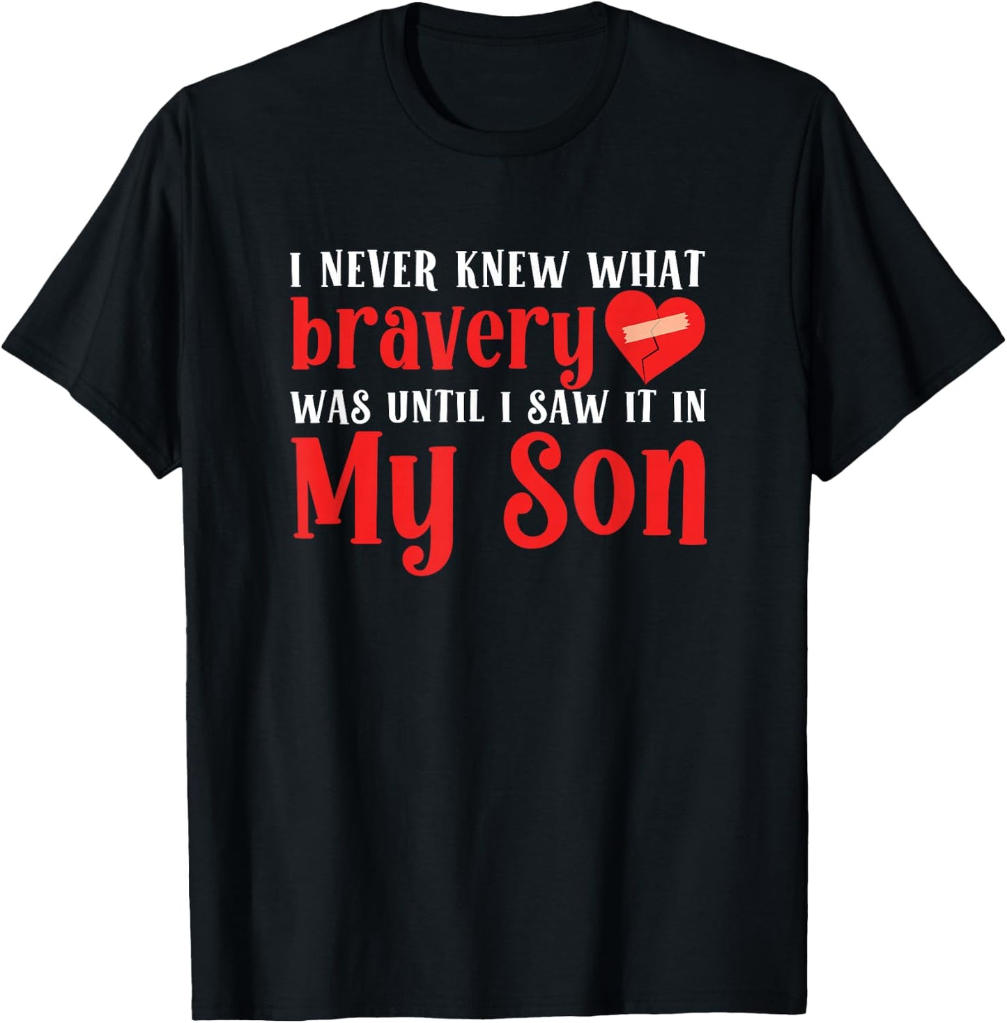 My Son CHD Warrior Mother Congenital Heart Disease CHD Mom T-Shirt - T-Shirt | Black