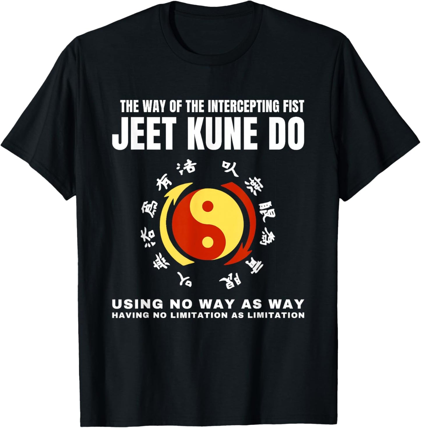 The Way Of The Intercepting Fist JKD Jeet Kune Do T-Shirt - T-Shirt | Black
