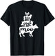 Oink Cluck Baa Moo Birthday, Pig, Chicken, Cow, Farmer T-Shirt - T-Shirt | Black
