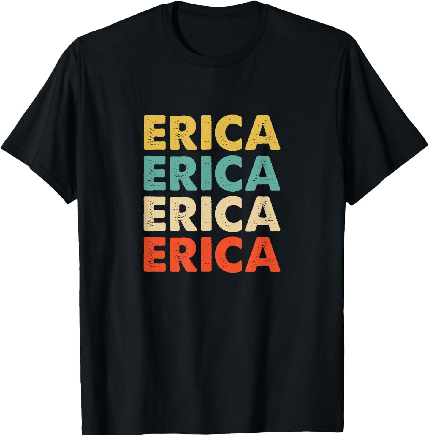 Erica Name T-Shirt - T-Shirt | Black