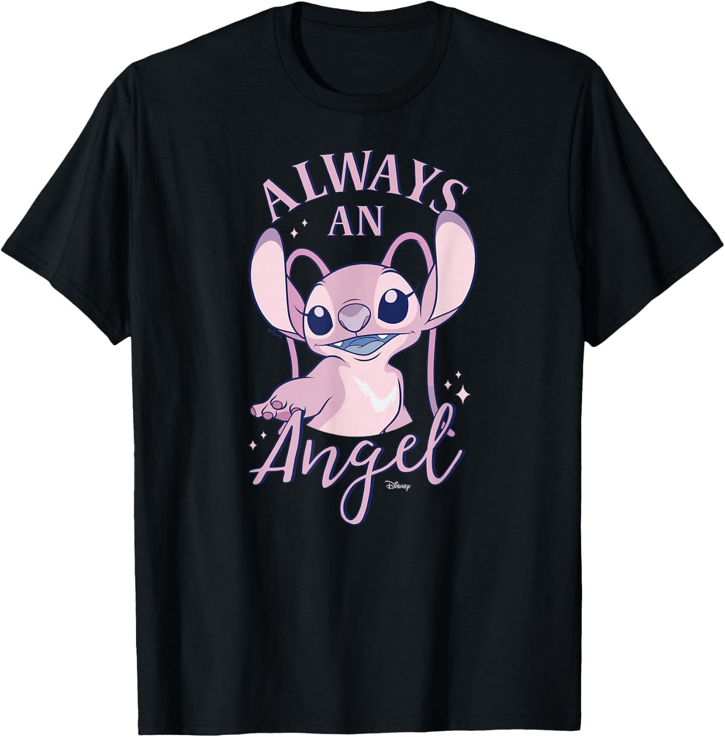 Lilo & Stitch - Always an Angel T-Shirt - T-Shirt | Black