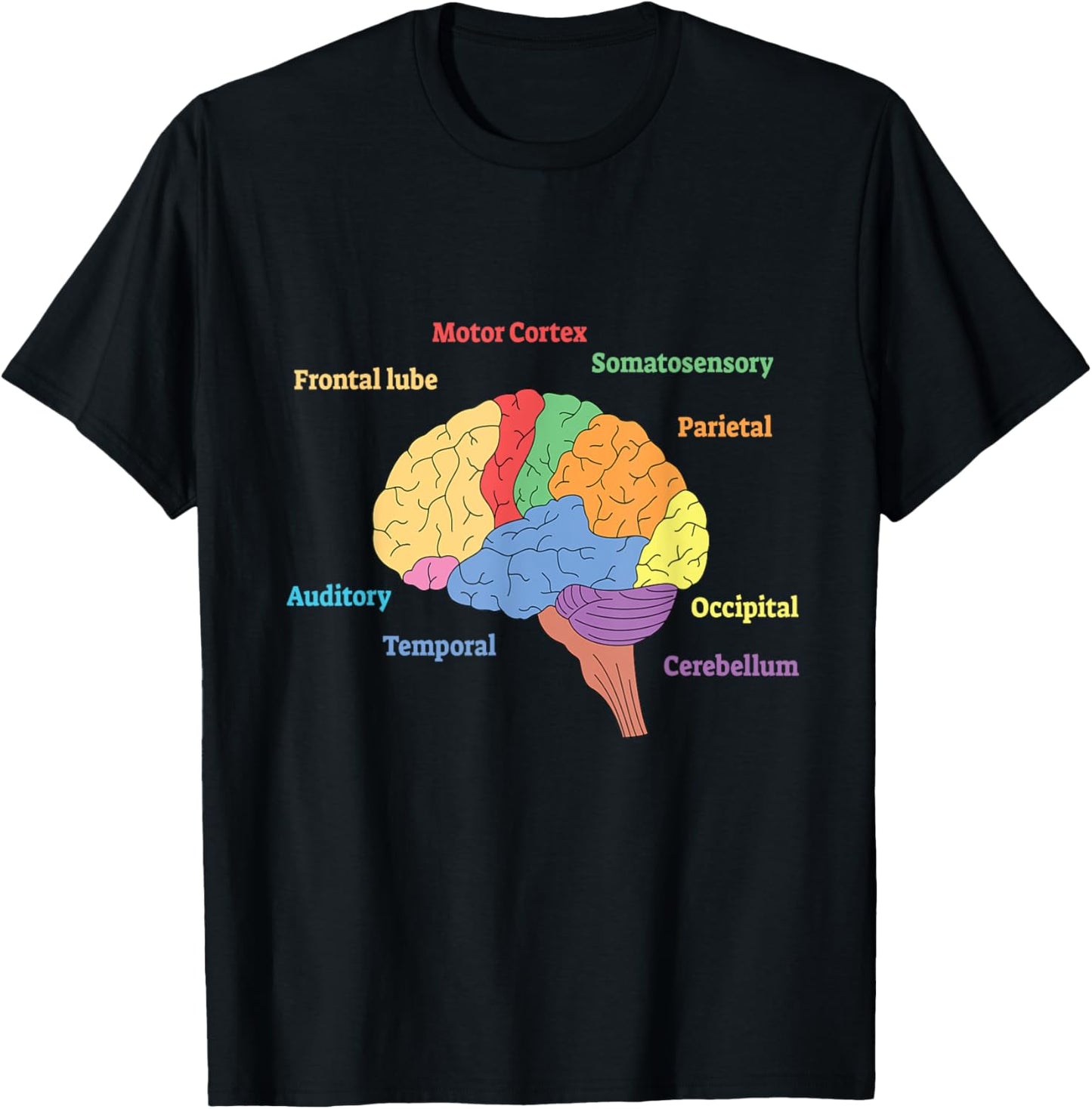 Diagram Brain I Brain Neurologist Neuroscience Brain T-Shirt - T-Shirt | Black