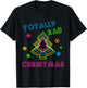 Totally Rad Christmas - 80s Retro Christmas T-Shirt - T-Shirt | Black