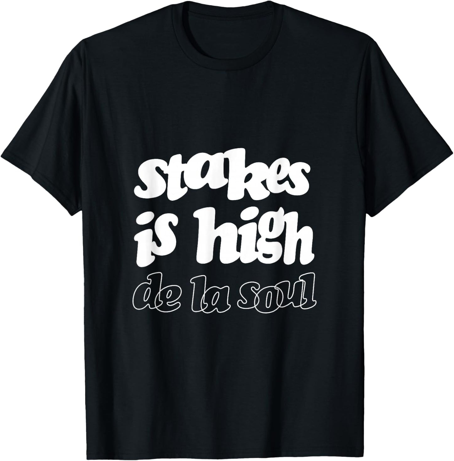 De La Soul "Stakes is High" T-Shirt - T-Shirt | Black