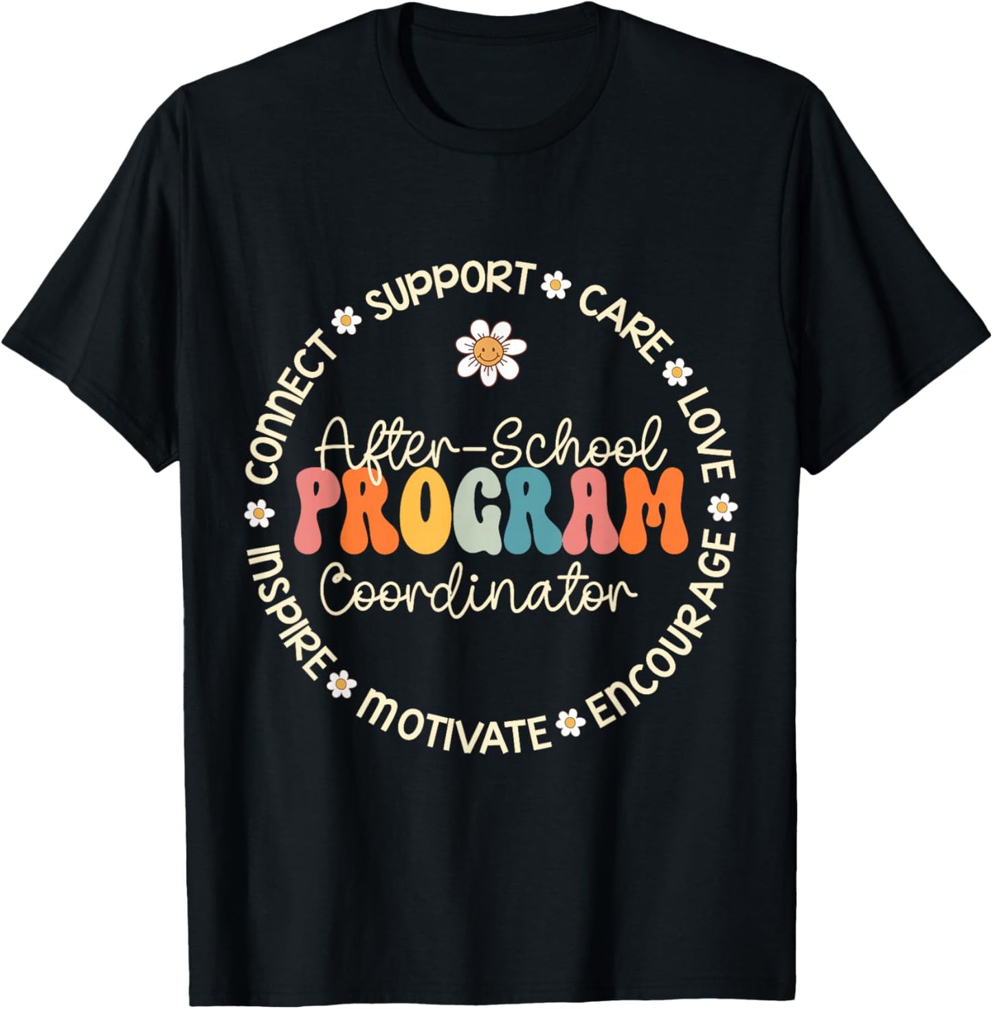 After School Program Coordinator Week Back to School T-Shirt - T-Shirt | Black