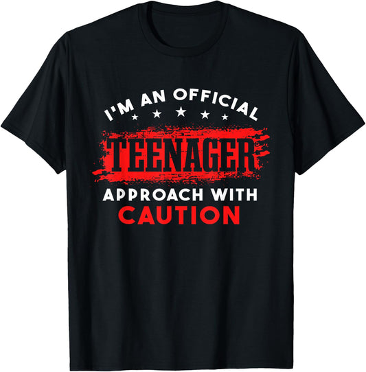 I'm An Offical Teenager T-Shirt - T-Shirt | Black