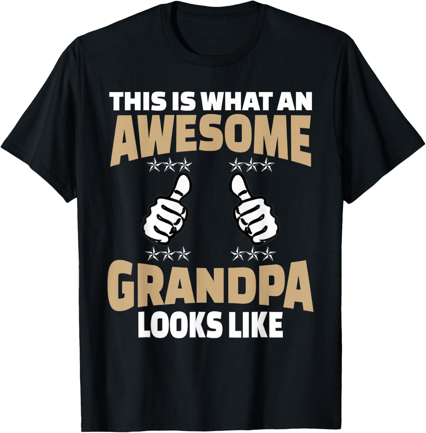 Funny grandpa shirts for the first time grandparents T-Shirt - T-Shirt | Black