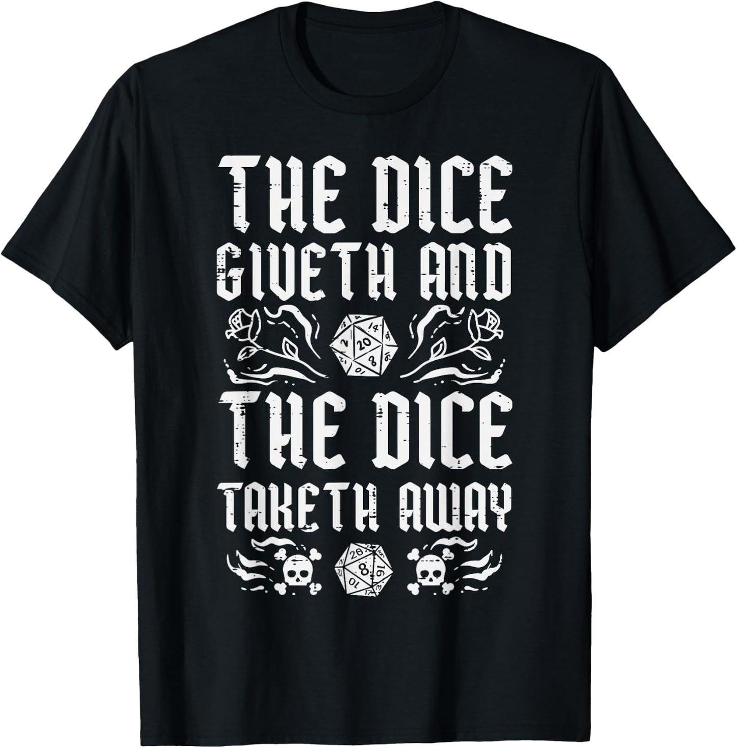 Rpg Giveth Taketh Funny Gamer Men Boys Kids T-Shirt - T-Shirt | Black