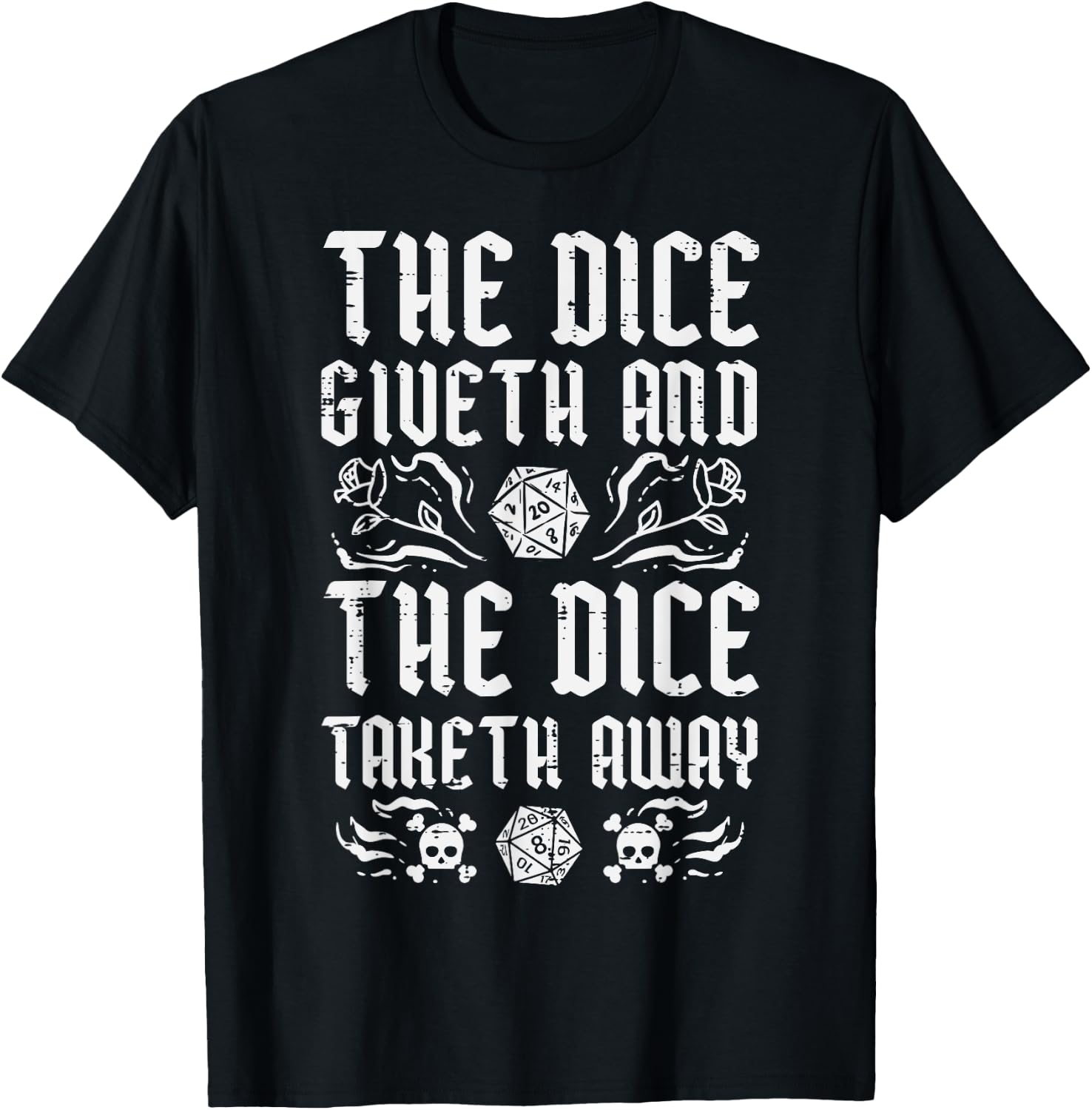 Rpg Giveth Taketh Funny Gamer Men Boys Kids T-Shirt - T-Shirt | Black