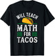 Funny Math Teacher Design Mathematics Teaching Math T-Shirt - T-Shirt | Black