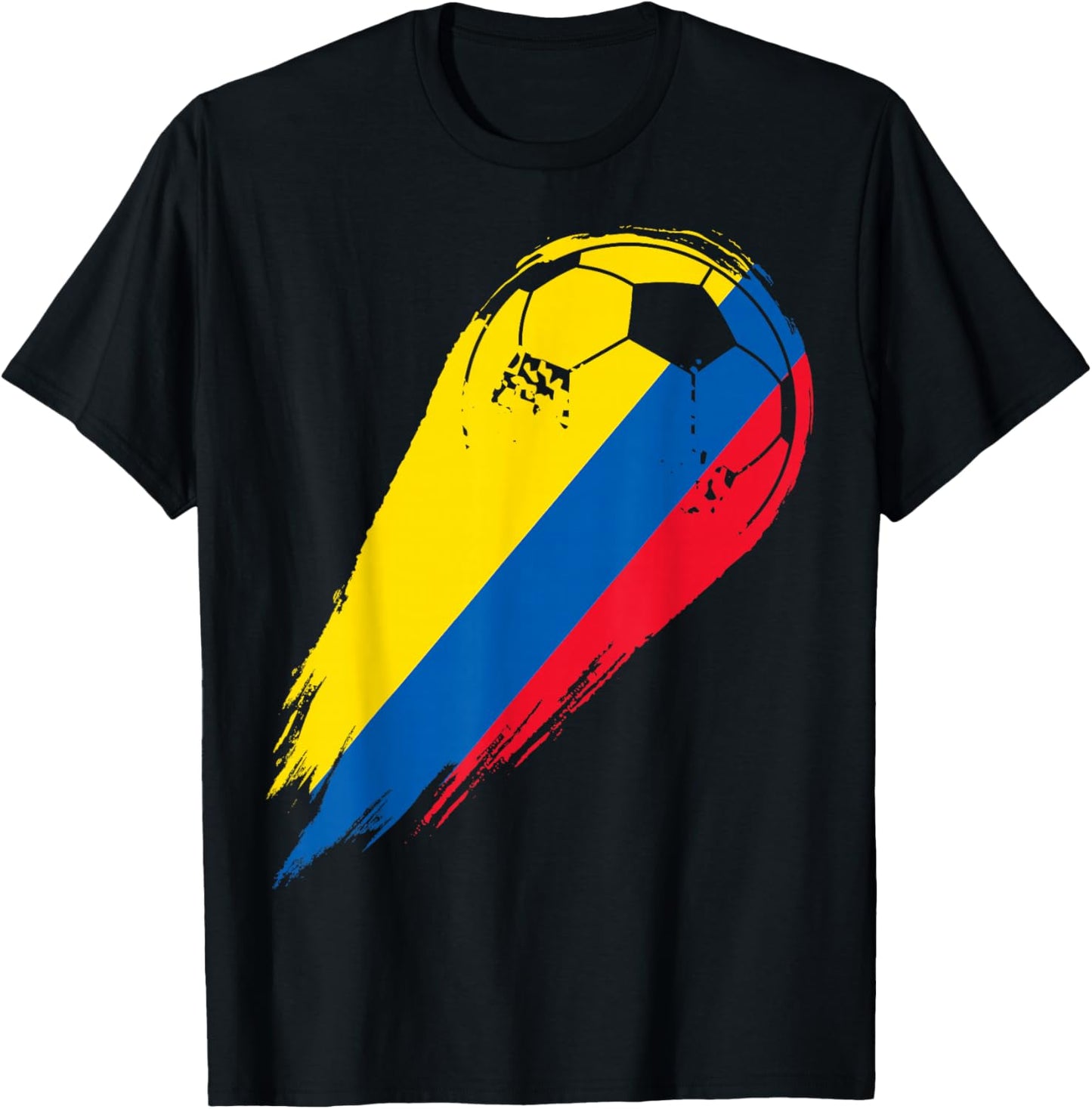 Soccer Player of Pride Colombia T-Shirt - T-Shirt | Black