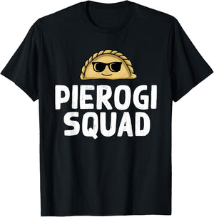 Funny Pierogi Women Polska Food Polish Pride Poland T-Shirt - T-Shirt | Black