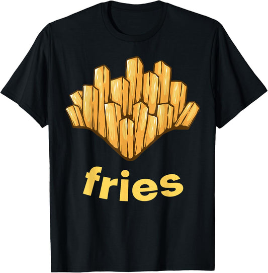 French Fries Costume French Fry Easy DIY Costume French Fry T-Shirt - T-Shirt | Black