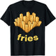French Fries Costume French Fry Easy DIY Costume French Fry T-Shirt - T-Shirt | Black