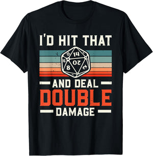 RPG Gaming Role Playing D20 Tabletop Games Funny RPG Gamer T-Shirt - T-Shirt | Black