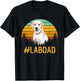 Labdad Dog Lover Fathers Day Labrador Puppy Breeder Dog Dad Women T-Shirt - T-Shirt | Black