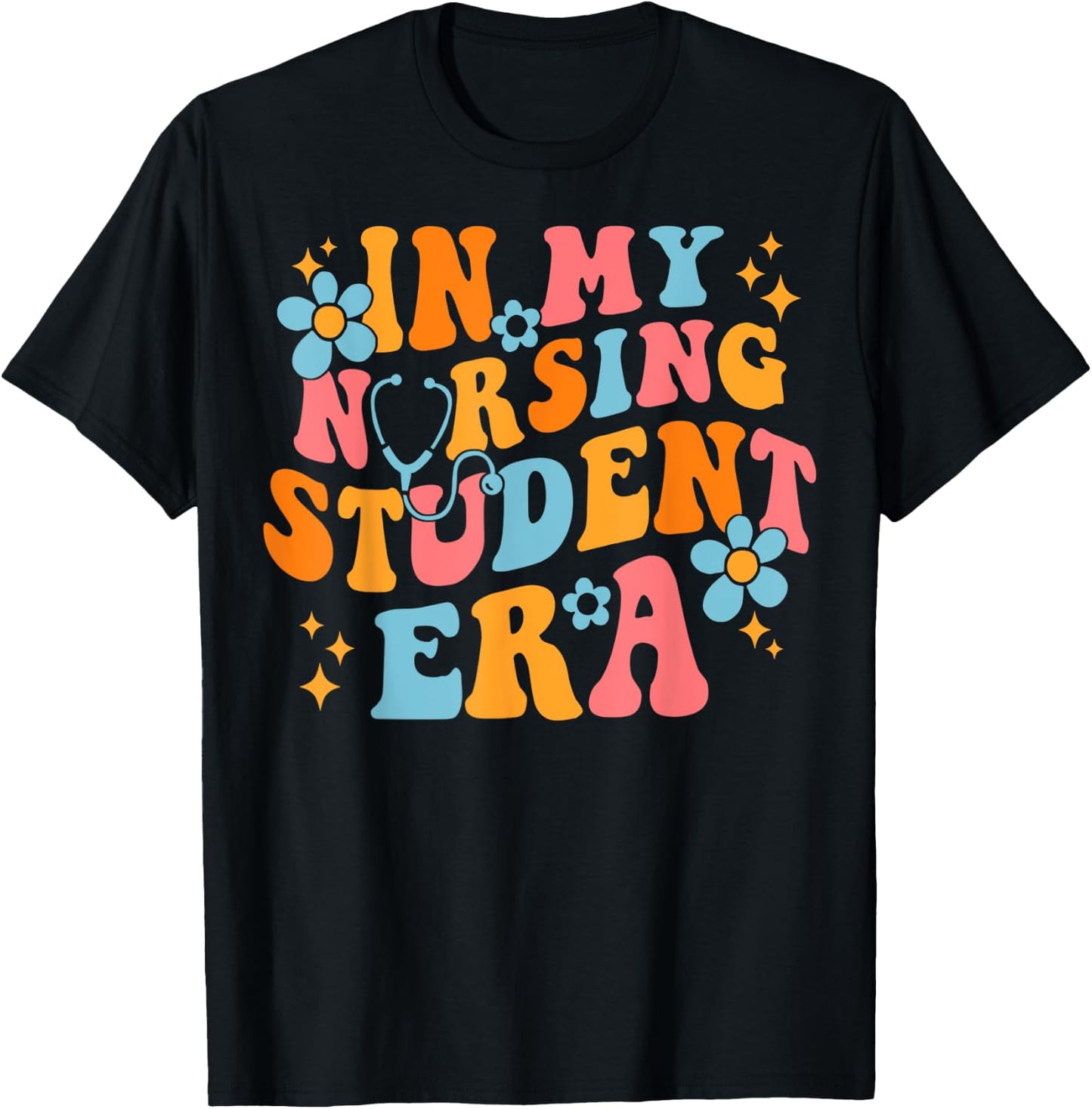 In My Nursing Student Era T-Shirt - T-Shirt | Black