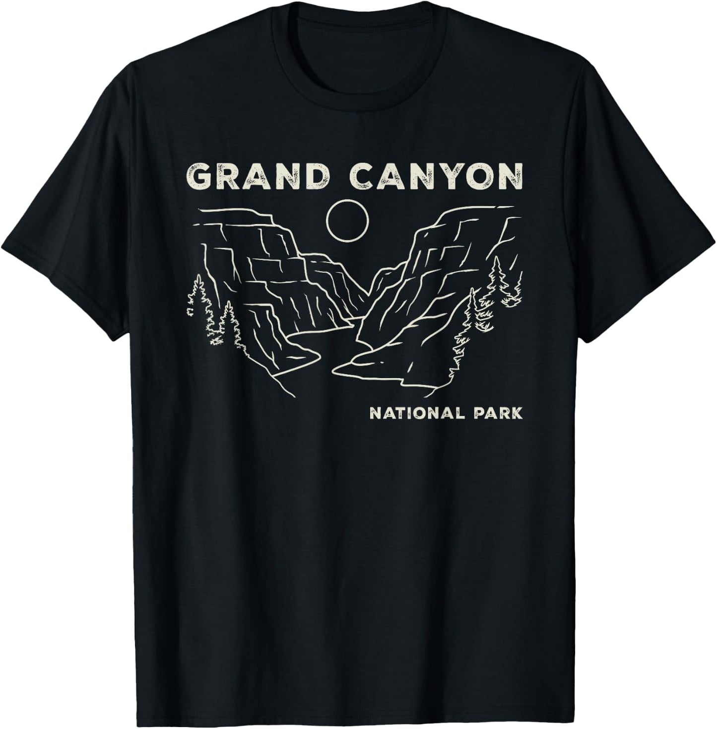 Grand Canyon T Shirt Grand Canyon Souvenirs National Park T-Shirt - T-Shirt | Black