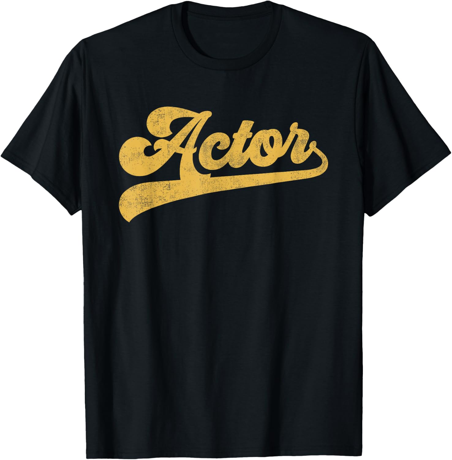 Actor Cute Vintage Graphic Acting T-Shirt - T-Shirt | Black