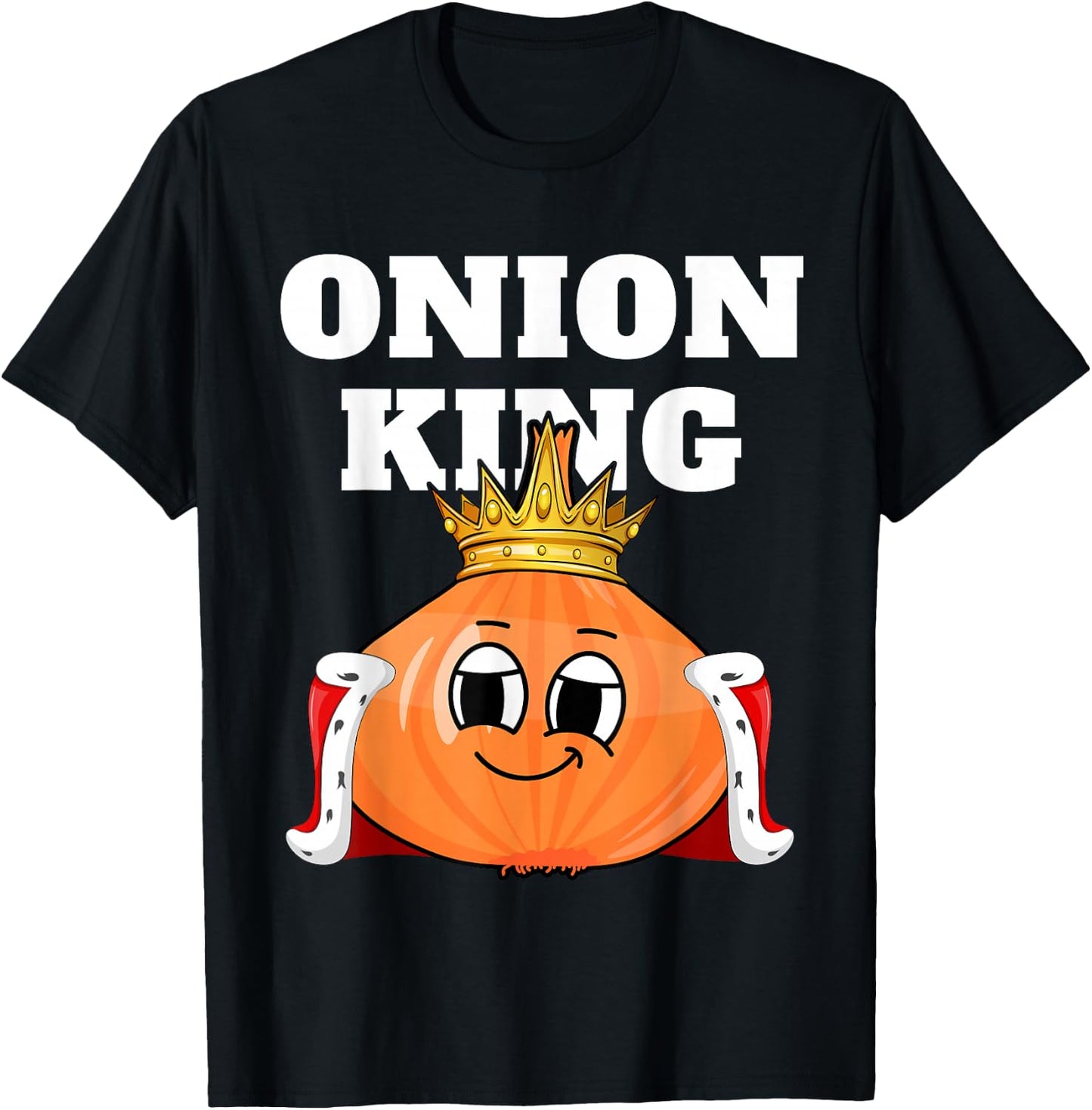 Onion King | Onion | Boys Onion T-Shirt - T-Shirt | Black