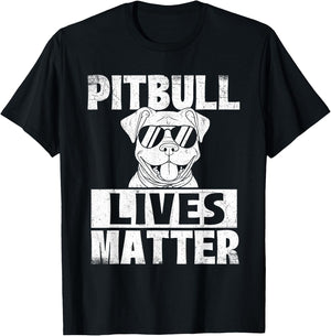 Pitbull Lives Matter - Pittie Lover Dog Lover Pet Owner Women Kids T-Shirt - T-Shirt | Black