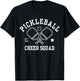 Pickleball Cheer Squad Cheer Team Cheerleader Varsity Team T-Shirt - T-Shirt | Black