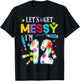 Art Painting 12 Year Old Birthday Artist Let's Get Messy Art T-Shirt - T-Shirt | Black