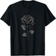 199 Flowers Black Rose Graphic T-Shirt - T-Shirt | Black